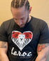 l.e.r.o.c. logo tee black